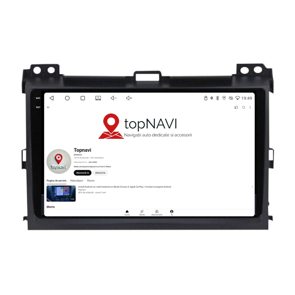 Navigatie Toyota Land Cruiser prado J120 (2004-2009), Ecran 9 inch, 8GB RAM 256GB, 8-core [2]