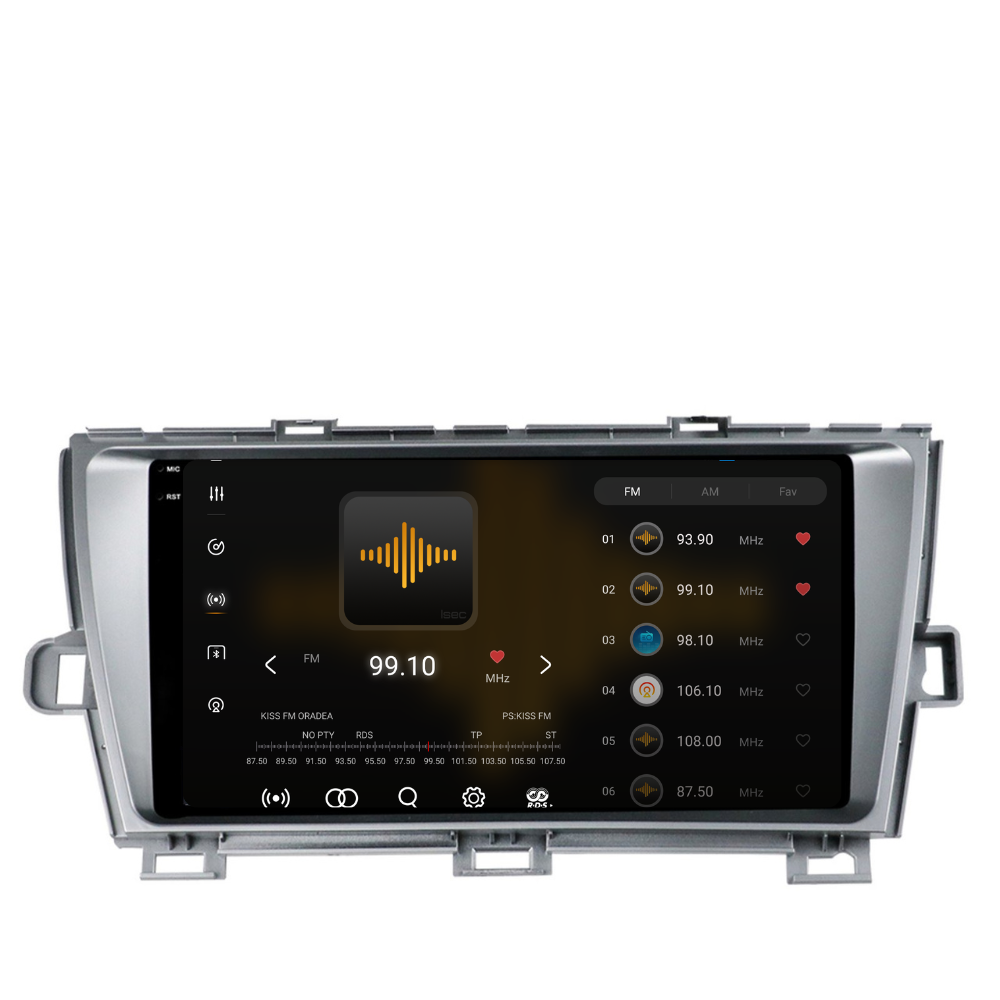 Navigatie Toyota Prius (2009-2015), Android, Ecran 9 inch 2K, 12GB RAM 256GB, 8-core [4]