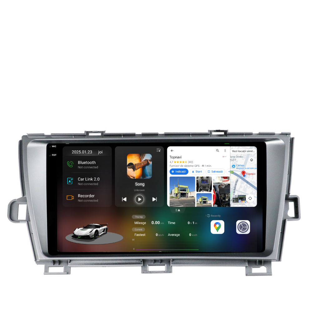 Navigatie Toyota Prius (2009-2015), Android, Ecran 9 inch 2K, 12GB RAM 256GB, 8-core [1]