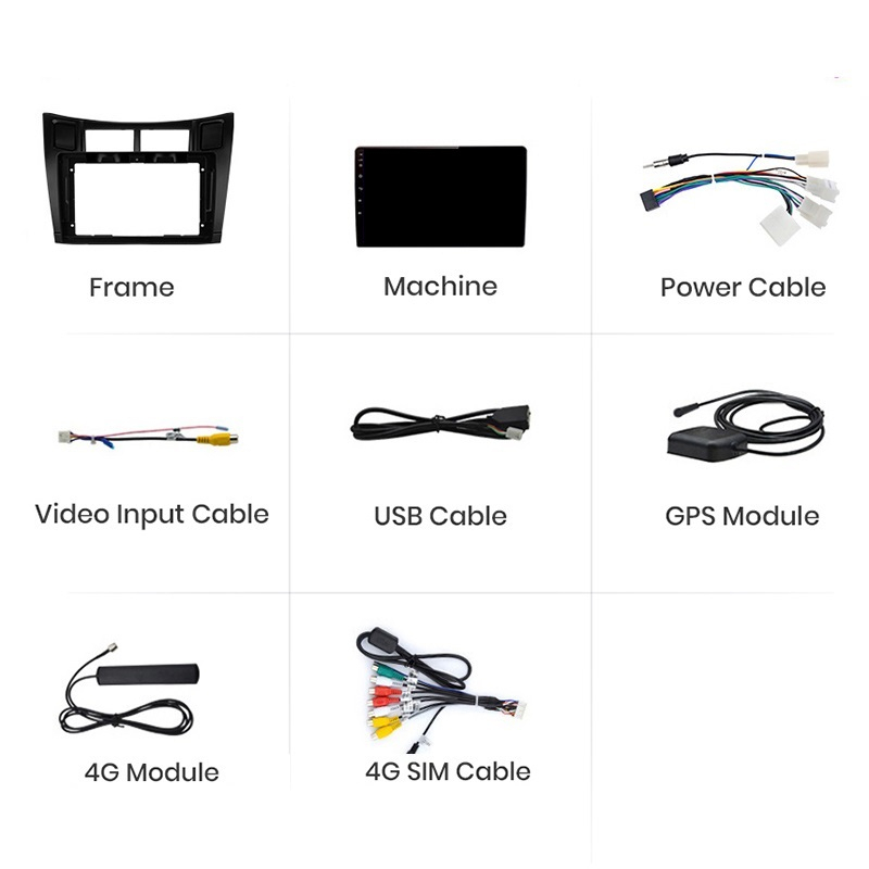 Navigatie Toyota Yaris (2005-2012), Ecran 2K, 4GB RAM 64GB, 8-core [9]