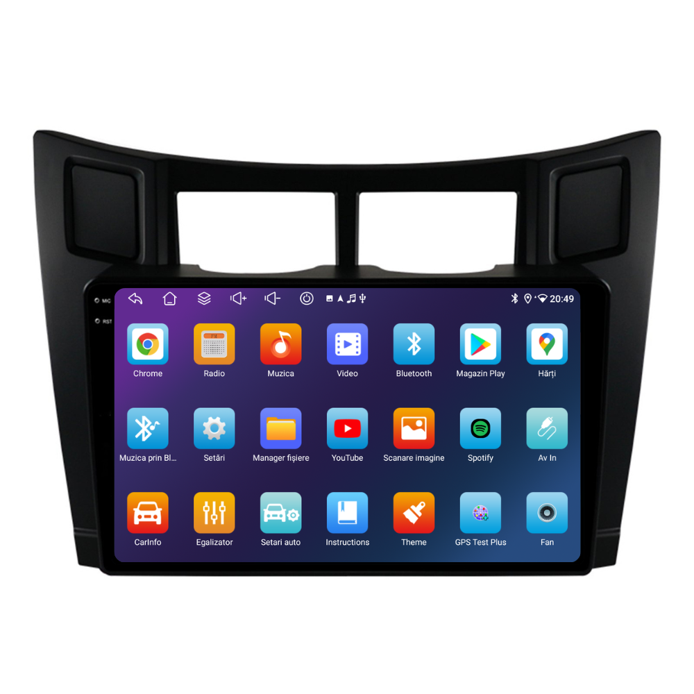 Navigatie Toyota Yaris (2005-2012), Ecran 9 inch, 6GB RAM 128GB, 8-core [4]