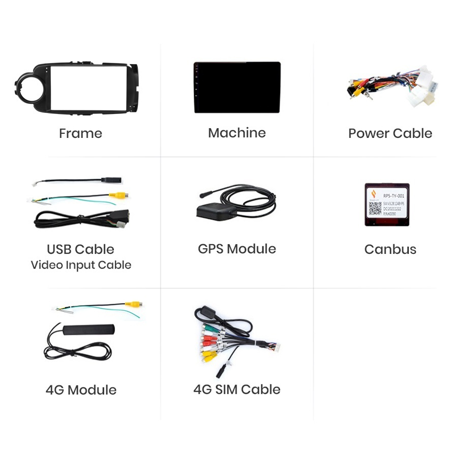 Navigatie Toyota Yaris (2012-2017), Ecran 9 inch, 8GB RAM 256GB, 8-core [9]