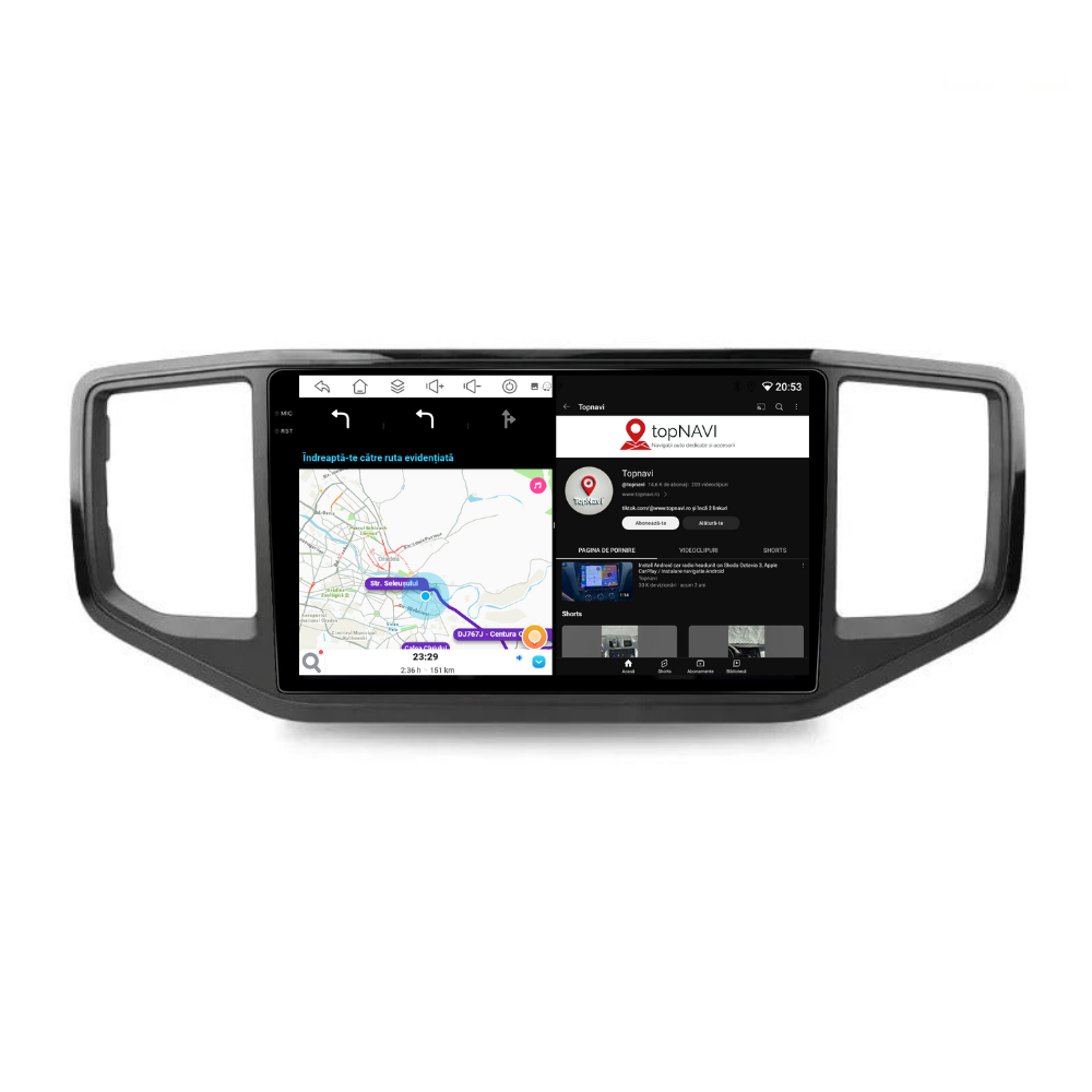 Navigatie Volkswagen Amarok (2016-2020), Android, Ecran 9 inch, 6GB RAM 128GB [4]