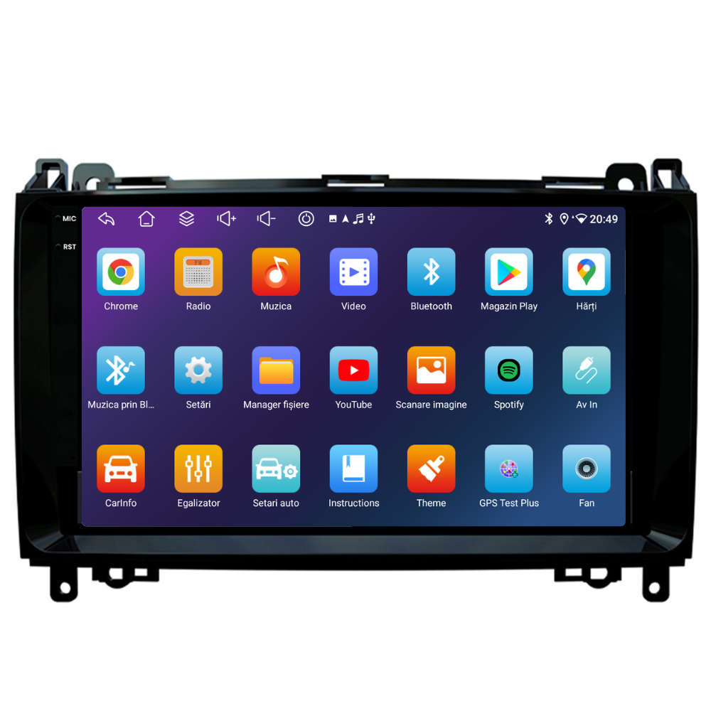 Navigatie Volkswagen Crafter (2006-2017), Android, Ecran 9 inch, 6GB RAM 128GB [2]