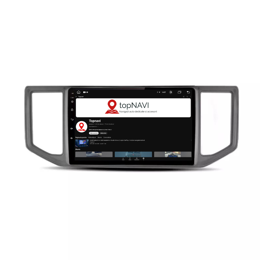 Navigatie Volkswagen Crafter 2017-2021, Android 12, 1GB RAM 32GB, google maps, youtube, wifi, waze, bluetooth [2]