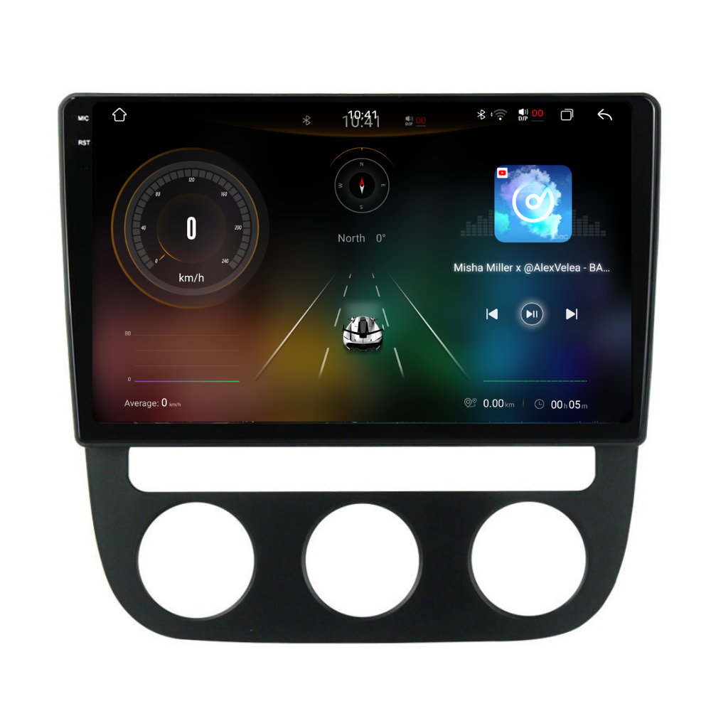 Navigatie Volkswagen Golf 5 (2004-2009), Android, Ecran 10 inch 2K, 12GB RAM 256GB, 8-core [3]