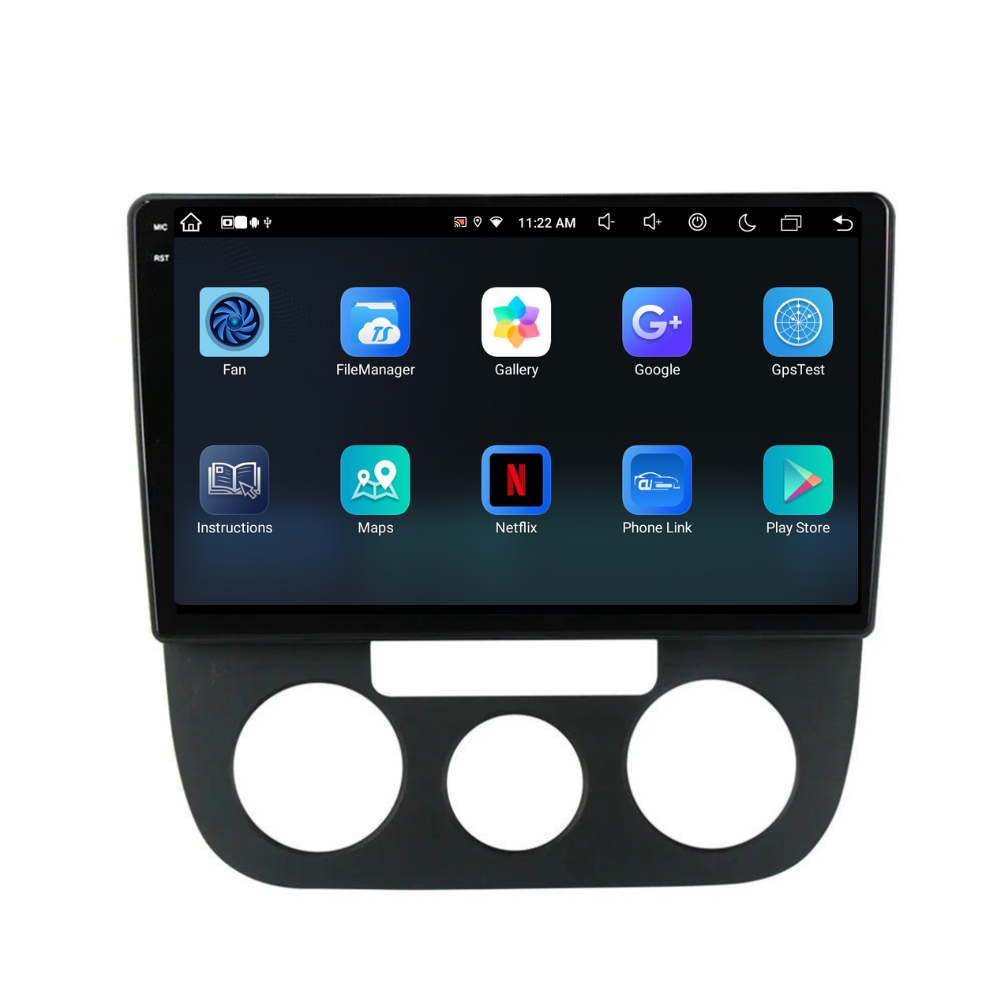 Navigatie Volkswagen Golf 5 (2004-2009), Android, Ecran 10 inch, 4GB RAM 64GB, 8-core [2]