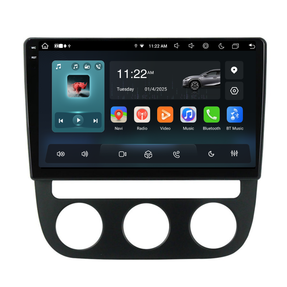 Navigatie Volkswagen Golf 5 (2004-2009), Android, Ecran 10 inch, 4GB RAM 64GB, 8-core [5]