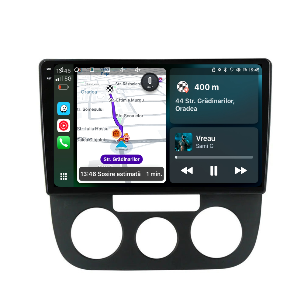 Navigatie Volkswagen Golf 5 (2004-2009), Android, Ecran 2K, 4GB RAM 64GB, 8-core [2]