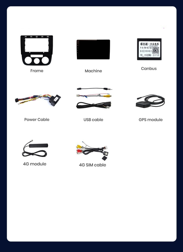 Navigatie Volkswagen Golf 5 (2004-2009), Android, Ecran 2K, 8GB RAM 256GB, 8-core [8]