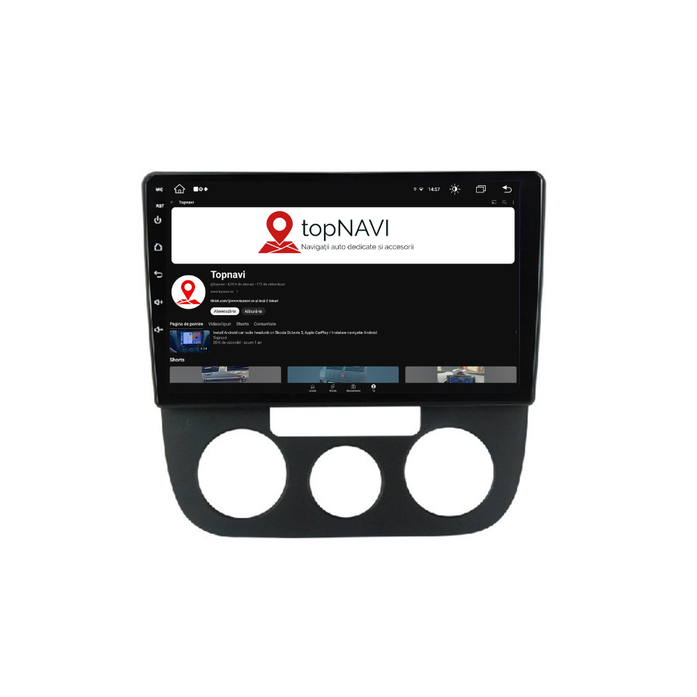 Navigatie Volkswagen Golf 5 (2004-2009) Jetta (2004-2009), Android, 1GB RAM 32GB, carplay / android auto,waze,youtube [2]