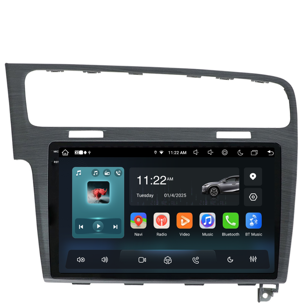 Navigatie Volkswagen Golf 7 (2012-2017), Android, Ecran 10 inch, 4GB RAM 64GB, 8-core, gri [2]