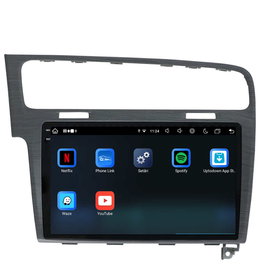 Navigatie Volkswagen Golf 7 (2012-2017), Android, Ecran 10 inch, 4GB RAM 64GB, 8-core, gri [6]