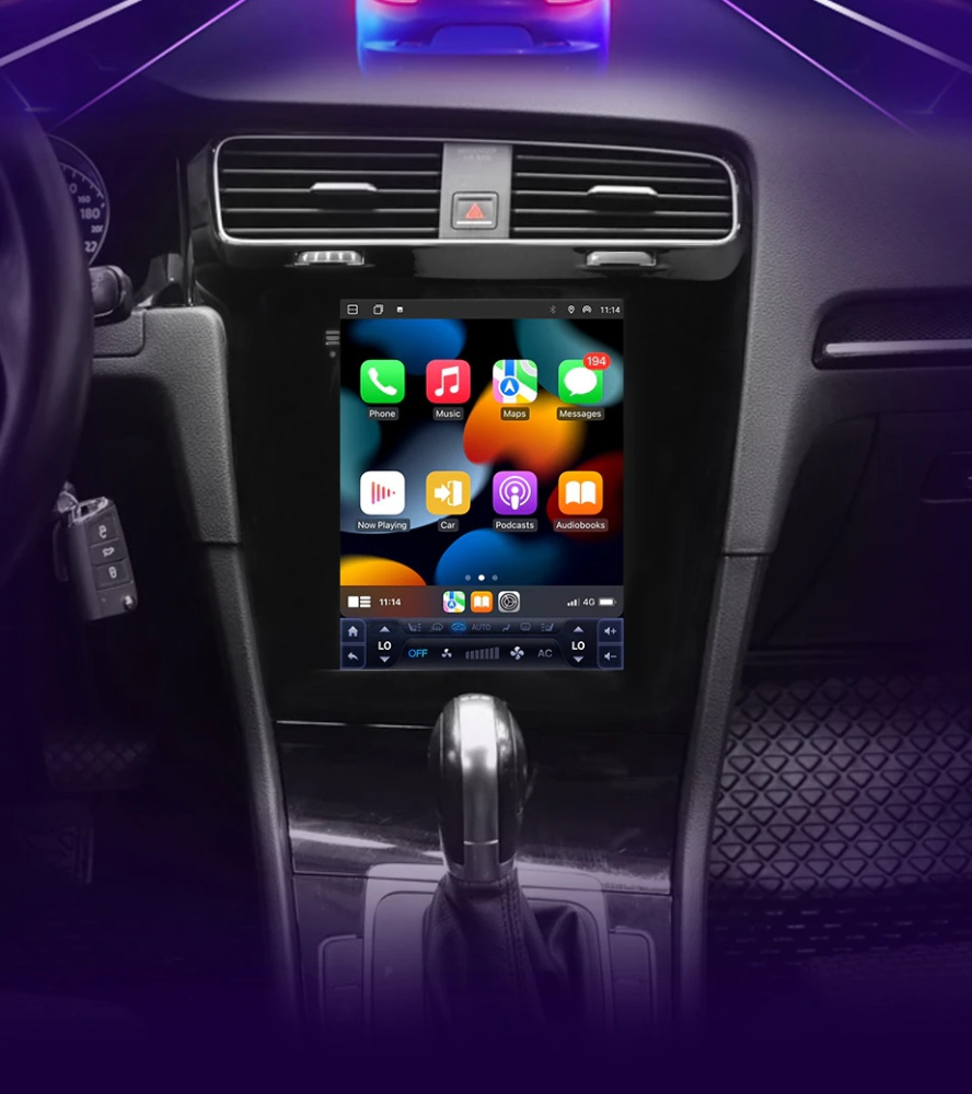 Navigatie Volkswagen Golf 7 (2014-2018),Ecran Tesla 9.7 inch, Android, 6GB RAM 128GB, carplay / android auto, waze [5]