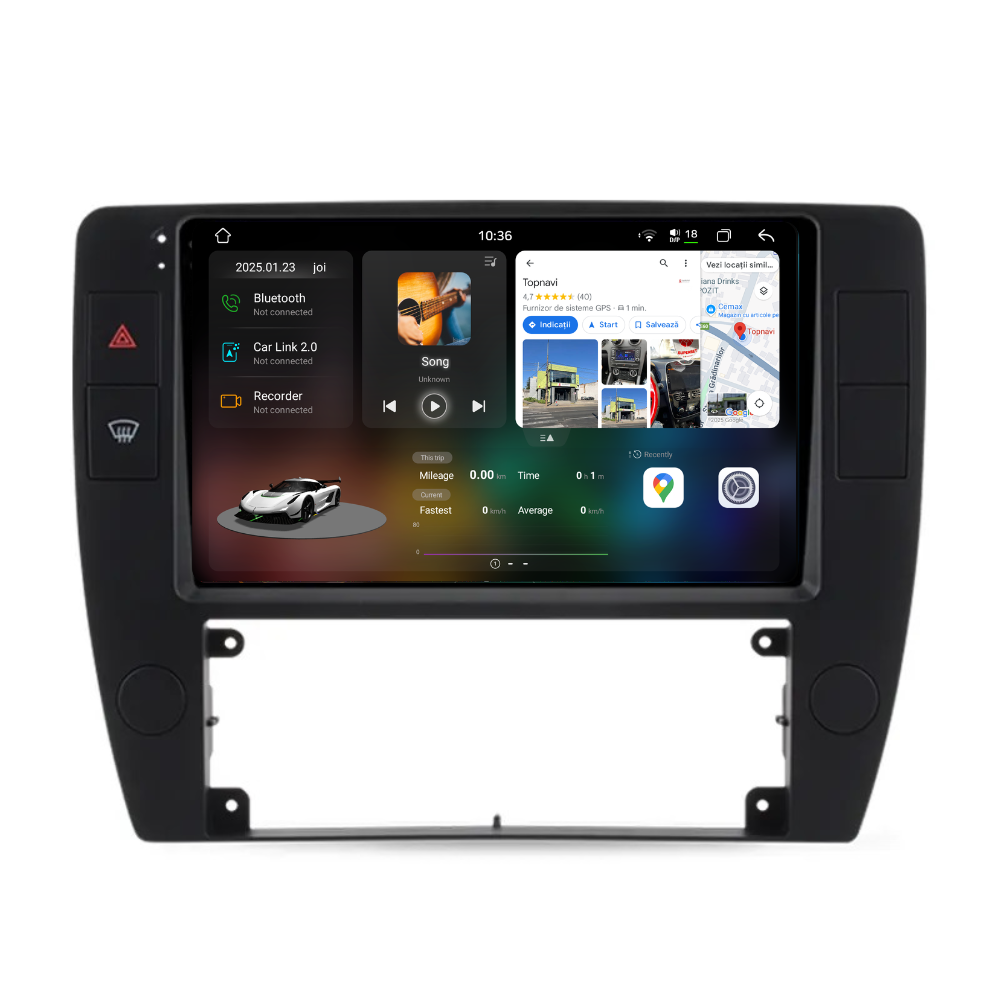 Navigatie Volkswagen Passat B5 (2000-2005), Android, Ecran 9 inch 2K, 12GB RAM 256GB, 8-core [1]