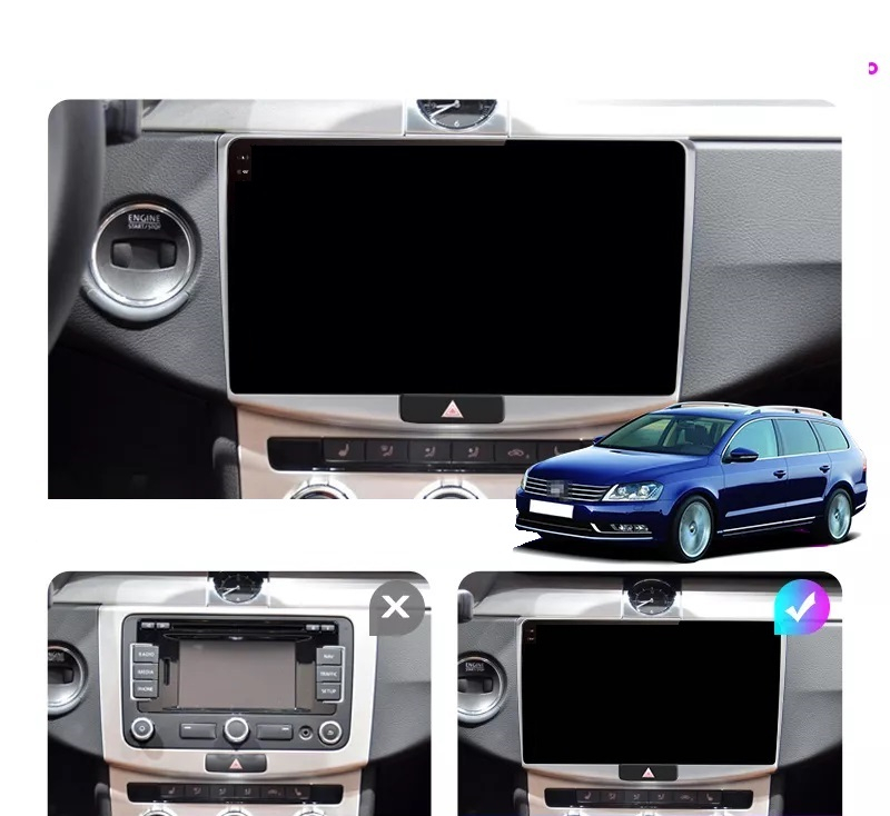 Navigatie Volkswagen Passat B6 (2004-2014), Android, Ecran 10 inch, 4GB RAM 64GB, 8-core [8]