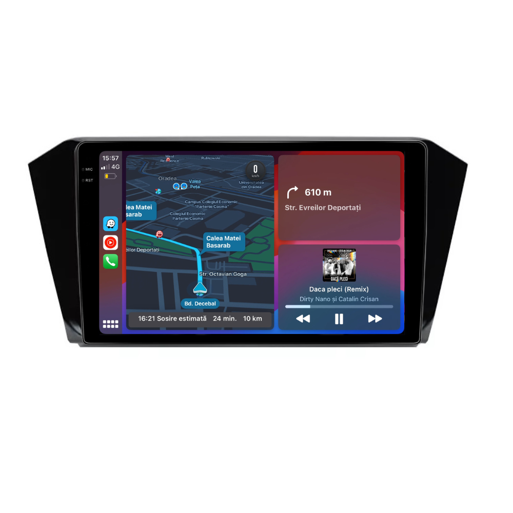 Navigatie Volkswagen Passat B8 2015-2020, Android 13,Ecran 2K, 8GB RAM 256GB, Octa Core, carplay /android auto [7]