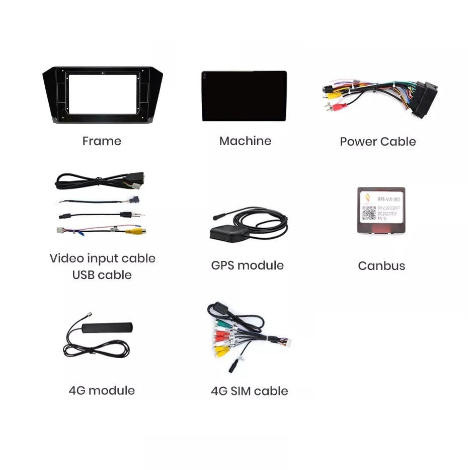 Navigatie Volkswagen Passat B8 2015-2020, Android 13,Ecran 2K, 8GB RAM 256GB, Octa Core, carplay /android auto [10]