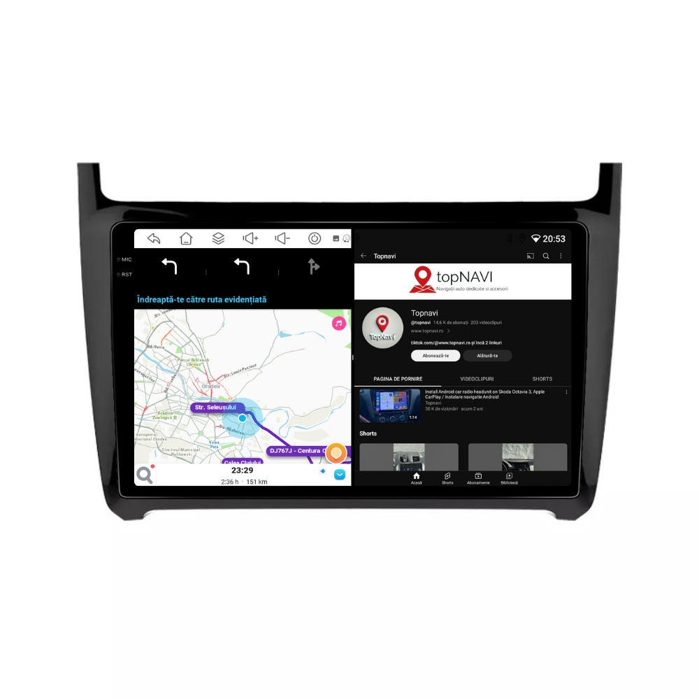 Navigatie Volkswagen Polo (2009-2017), Android, Ecran 9 inch, 6GB RAM 128GB [4]