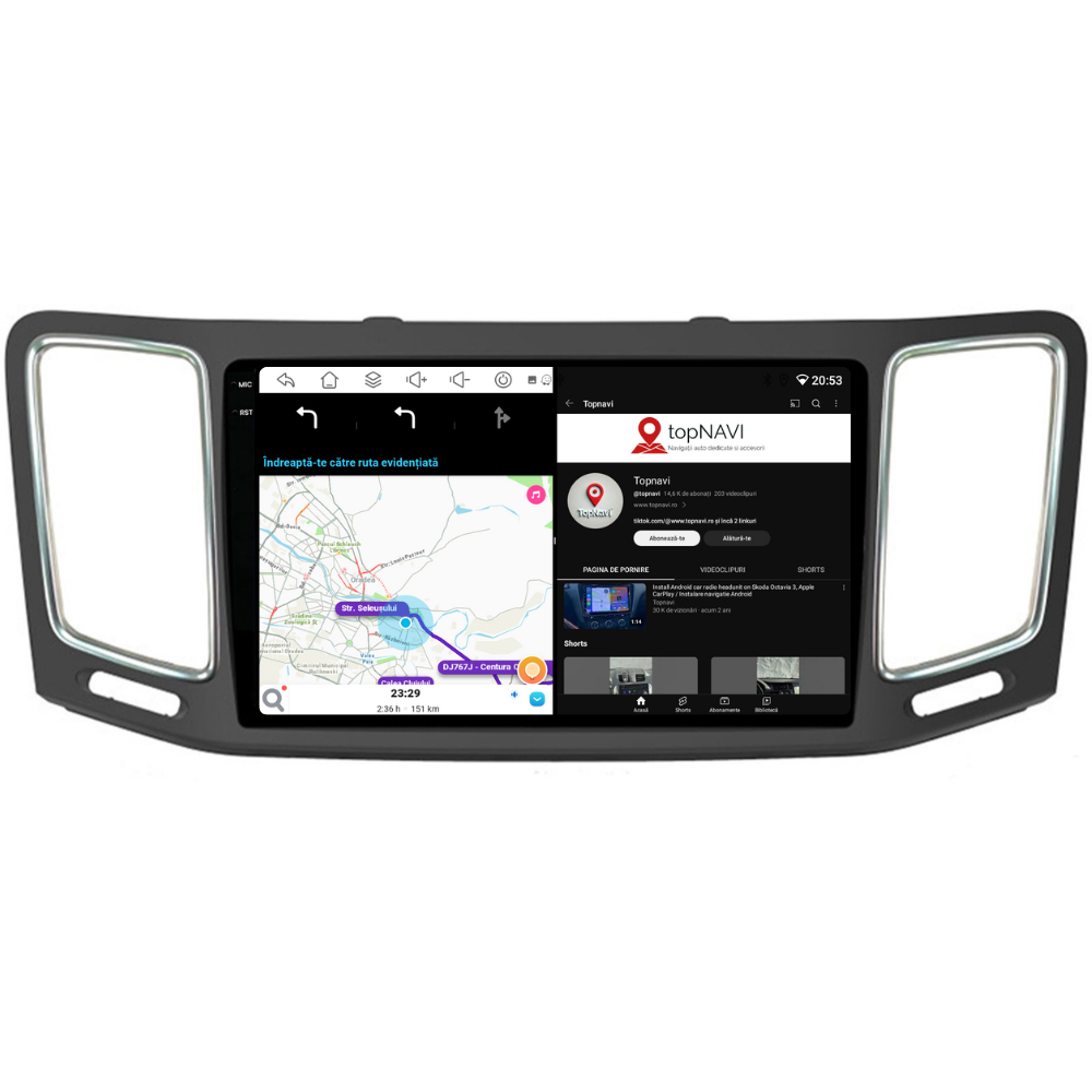 Navigatie Volkswagen Sharan (2010-2020), Android, Ecran 9 inch, 6GB RAM 128GB [4]