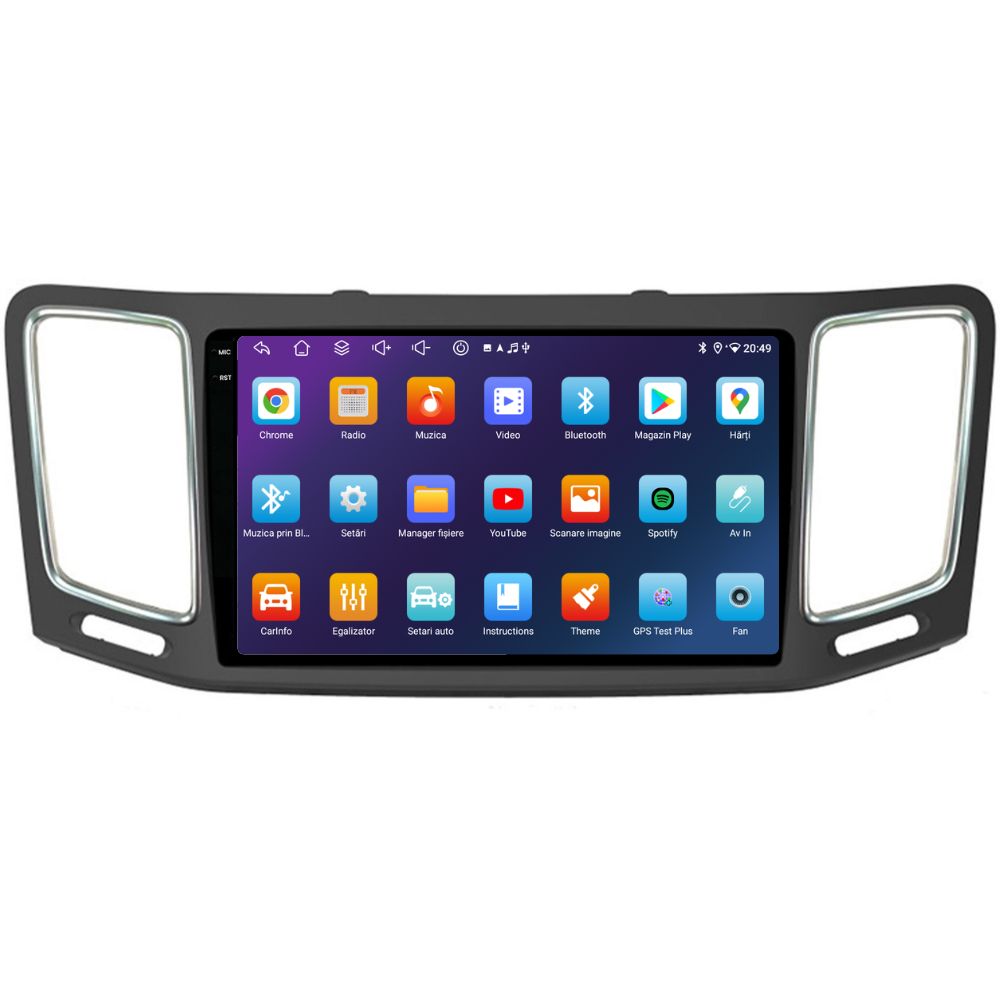 Navigatie Volkswagen Sharan (2010-2020), Android, Ecran 9 inch, 6GB RAM 128GB [2]