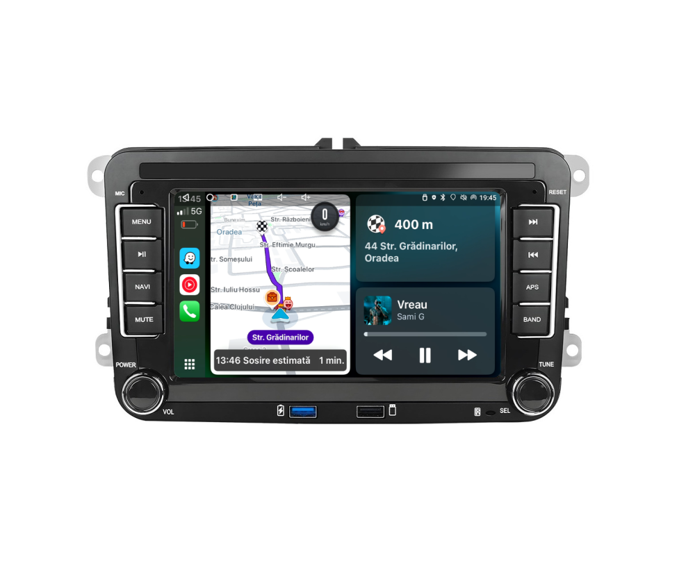 Navigatie Volkswagen, Skoda, Seat, Ecran 7 inch, 6GB RAM 128GB, 4-core [1]