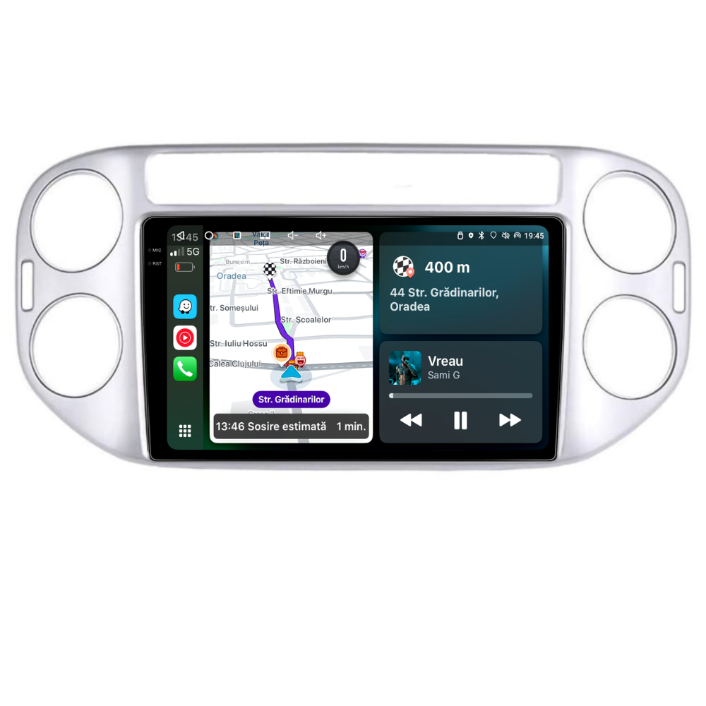 Navigatie Volkswagen Tiguan (2006-2016), Android, Ecran 9 inch 2K, 12GB RAM 256GB, 8-core [4]