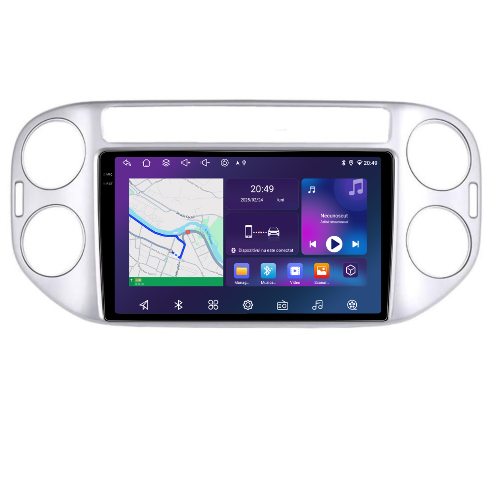 Navigatie Volkswagen Tiguan (2006-2016), Android, Ecran 9 inch, 6GB RAM 128GB [1]