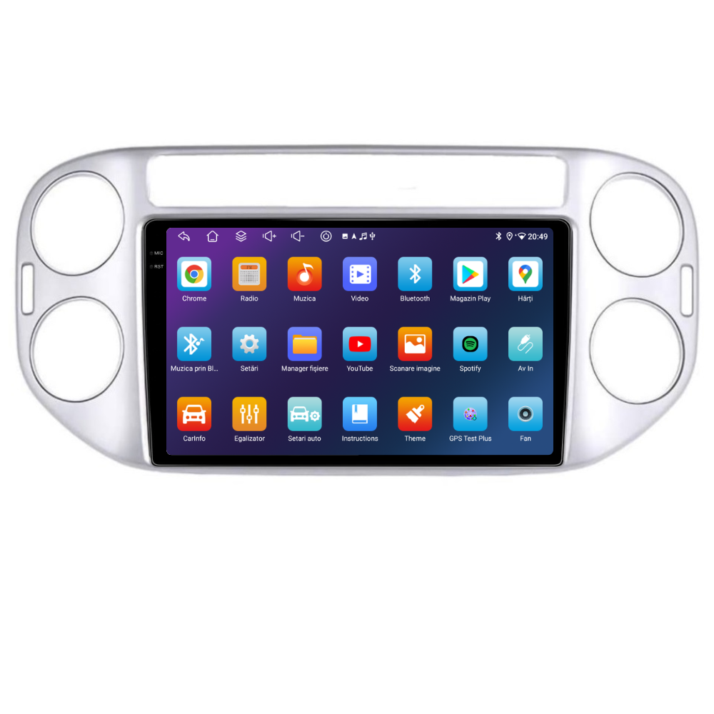 Navigatie Volkswagen Tiguan (2006-2016), Android, Ecran 9 inch, 6GB RAM 128GB [2]