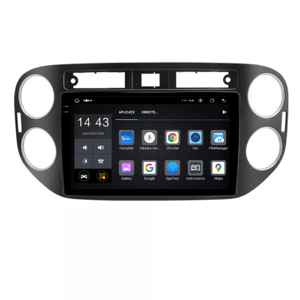 Navigatie Volkswagen Tiguan 2011-2016, Android 13,Ecran 2K, 4GB RAM 64GB, Octa Core, carplay /android auto [6]