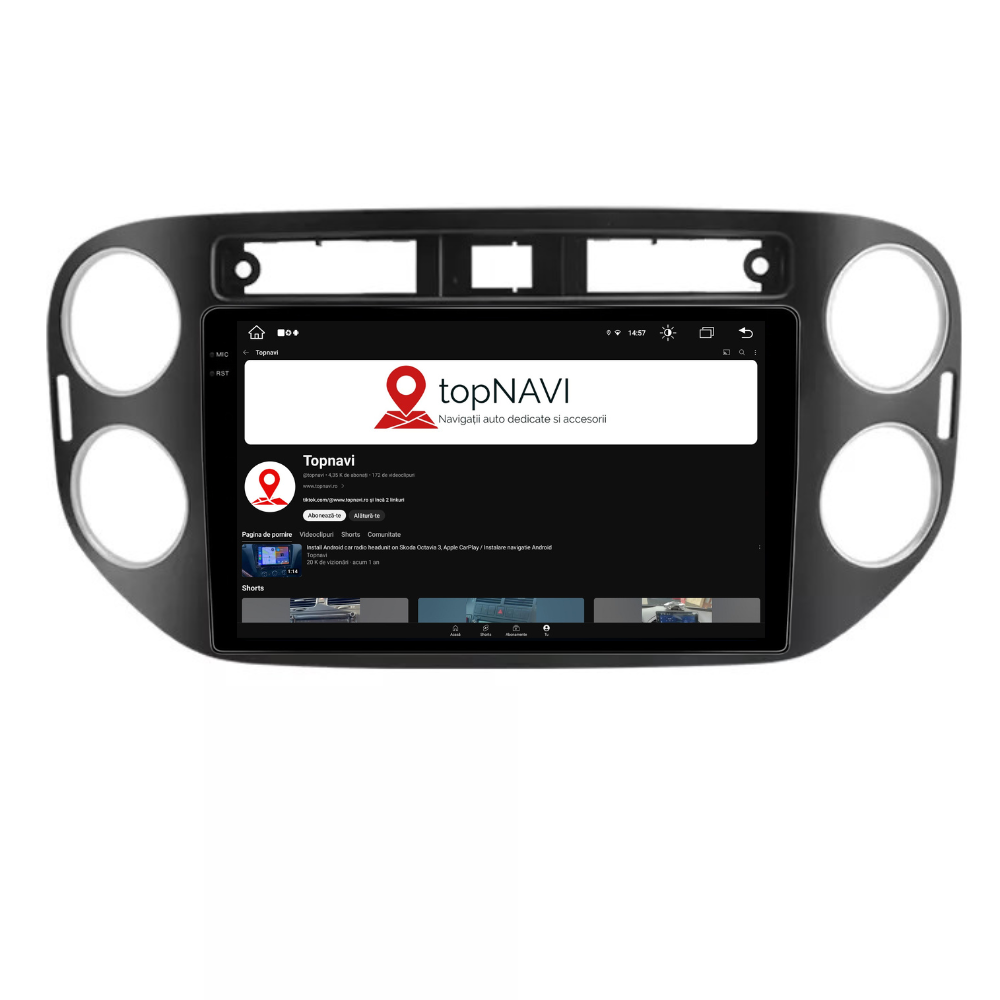 Navigatie Volkswagen Tiguan 2011-2016, Android 13,Ecran 2K, 4GB RAM 64GB, Octa Core, carplay /android auto [7]