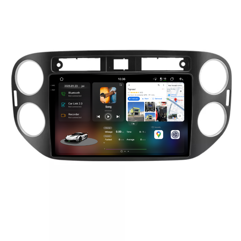 Navigatie Volkswagen Tiguan (2011-2016), Android, Ecran 9 inch 2K, 12GB RAM 256GB, 8-core [1]