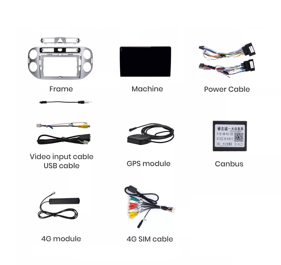 Navigatie Volkswagen Tiguan (2011-2016), Android, Ecran 9 inch, 4GB RAM 64GB, 8-core [9]