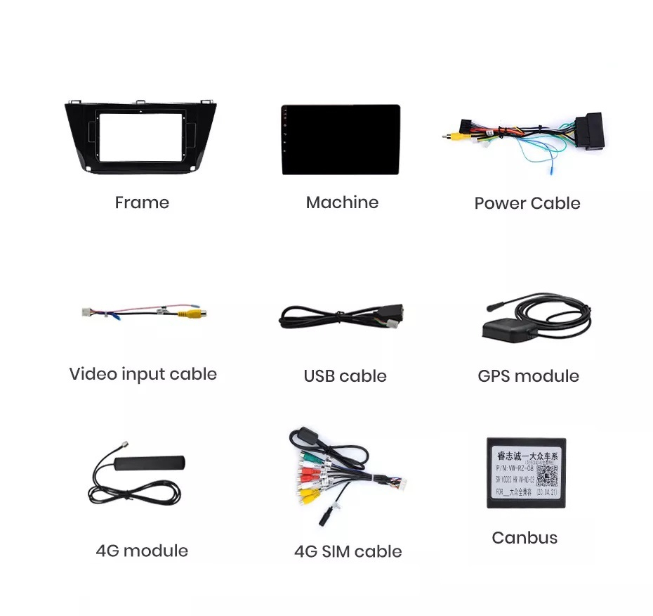 Navigatie Volkswagen Tiguan (2016-2020), Android, Ecran 10 inch, 6GB RAM 128GB [7]
