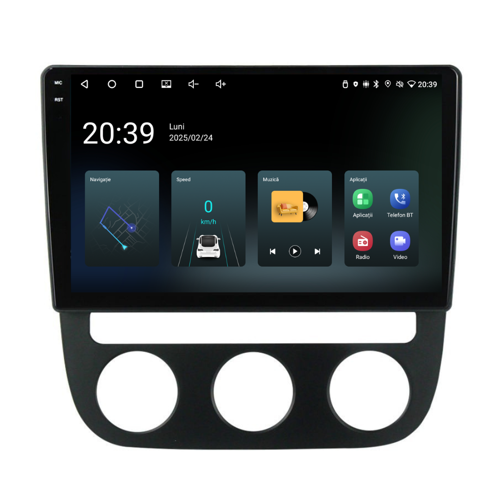 Navigatie VW Golf 5 (2004-2009), Android, Ecran 10 inch, 2GB RAM 32GB [2]