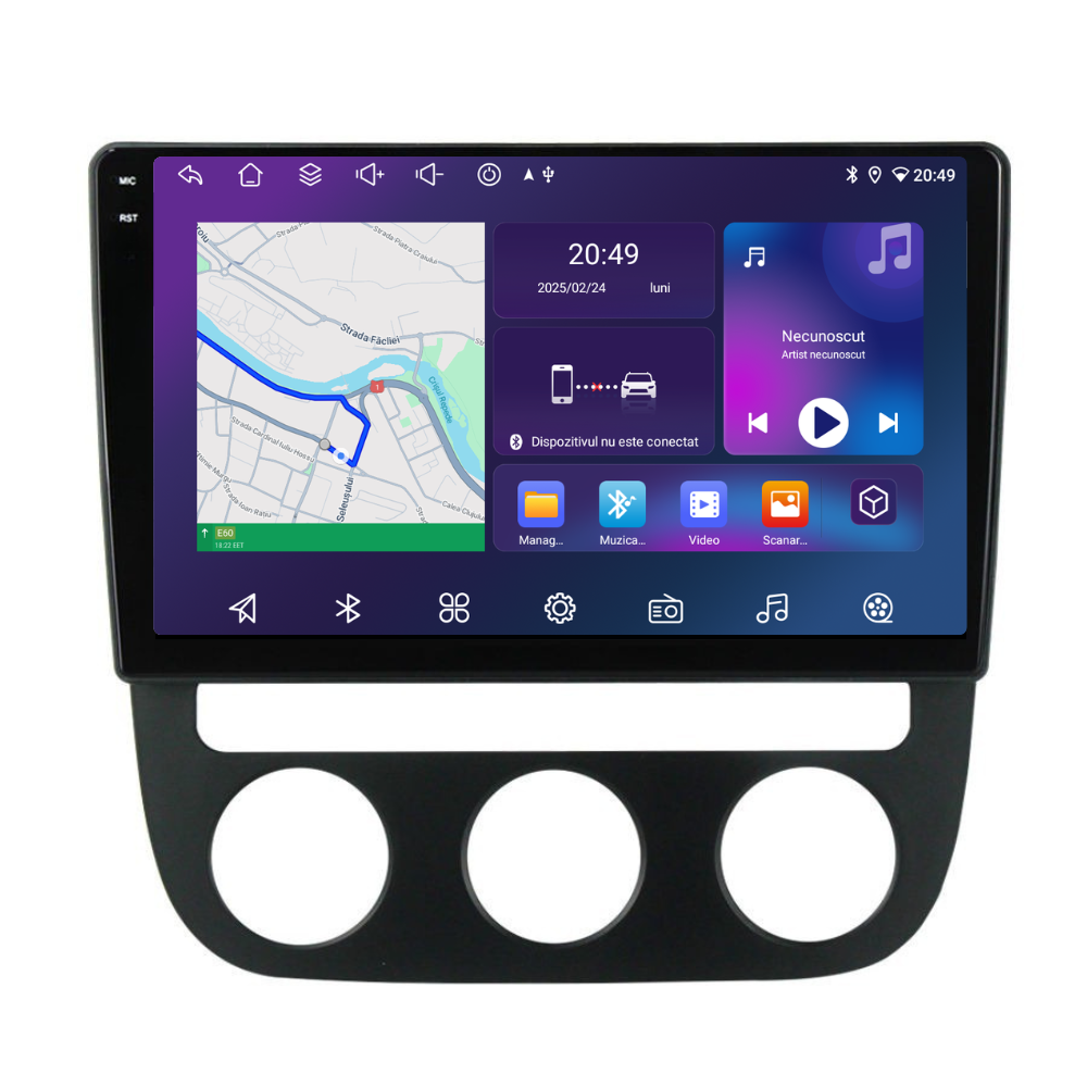 Navigatie VW Golf 5 (2004-2020), Android, Ecran 10 inch, 6GB RAM 128GB [1]