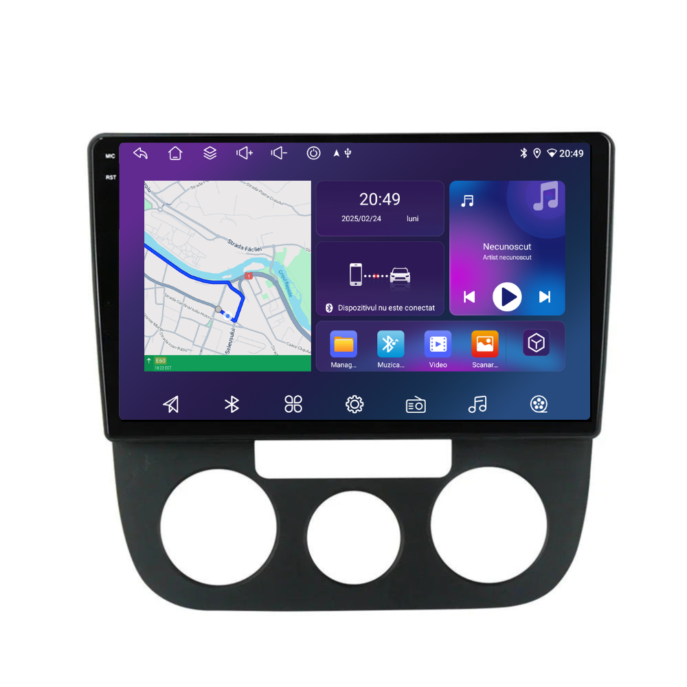 Navigatie VW Golf 5 (2004-2020), Android, Ecran 10 inch, 6GB RAM 128GB [1]