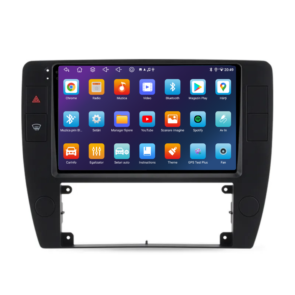 Navigatie VW Passat B5 (2000-2005), Android, Ecran 9 inch, 6GB RAM 128GB [2]