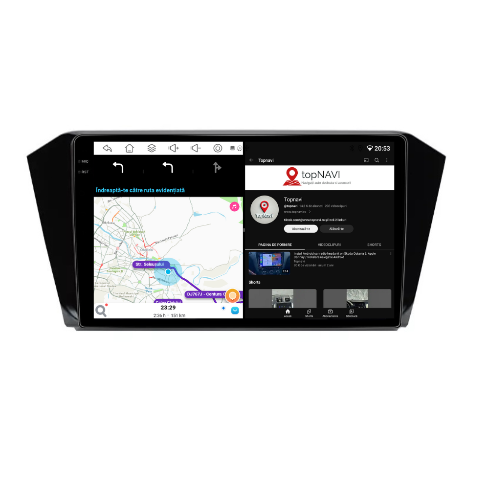 Navigatie VW Passat B8 (2015-2020), Android, Ecran 10 inch, 6GB RAM 128GB [4]
