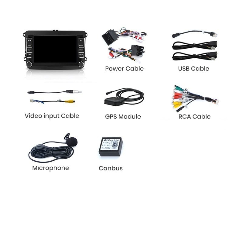 Navigatie VW Sharan (2010 - 2018), Android, Ecran 7 inch, 1GB RAM 32GB [9]