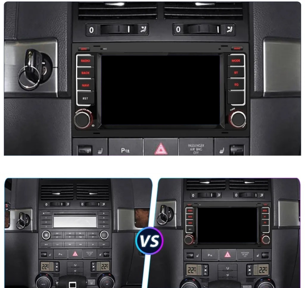 Navigatie VW Touareg (2002-2010), Android, Ecran 7 inch, 2GB RAM 64GB [3]