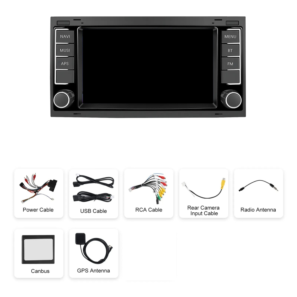 Navigatie VW Touareg (2002-2010), Android, Ecran 7 inch, 4GB RAM 64GB [3]