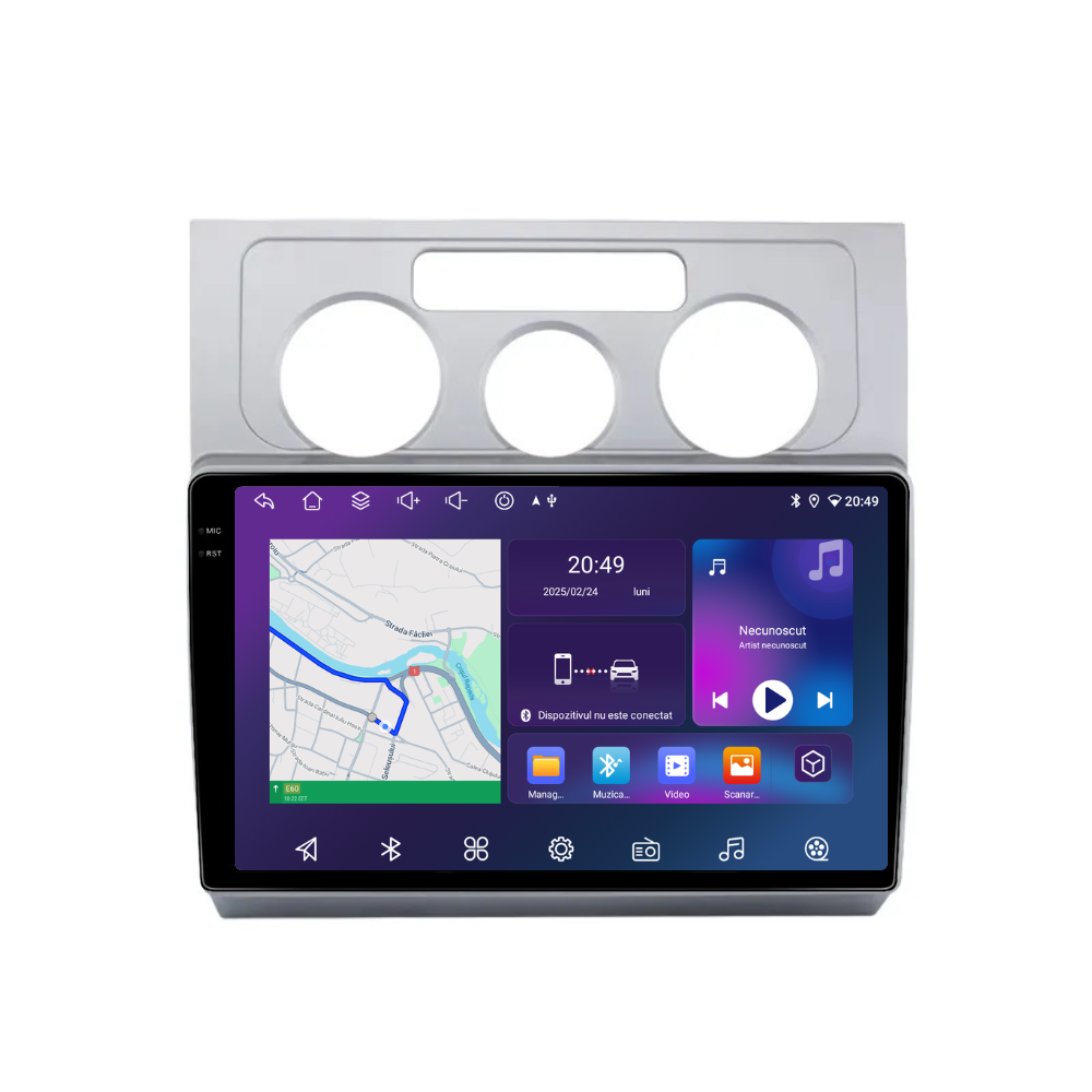 Navigatie VW Touran (2003-2010), Android, Ecran 10 inch, 6GB RAM 128GB [1]