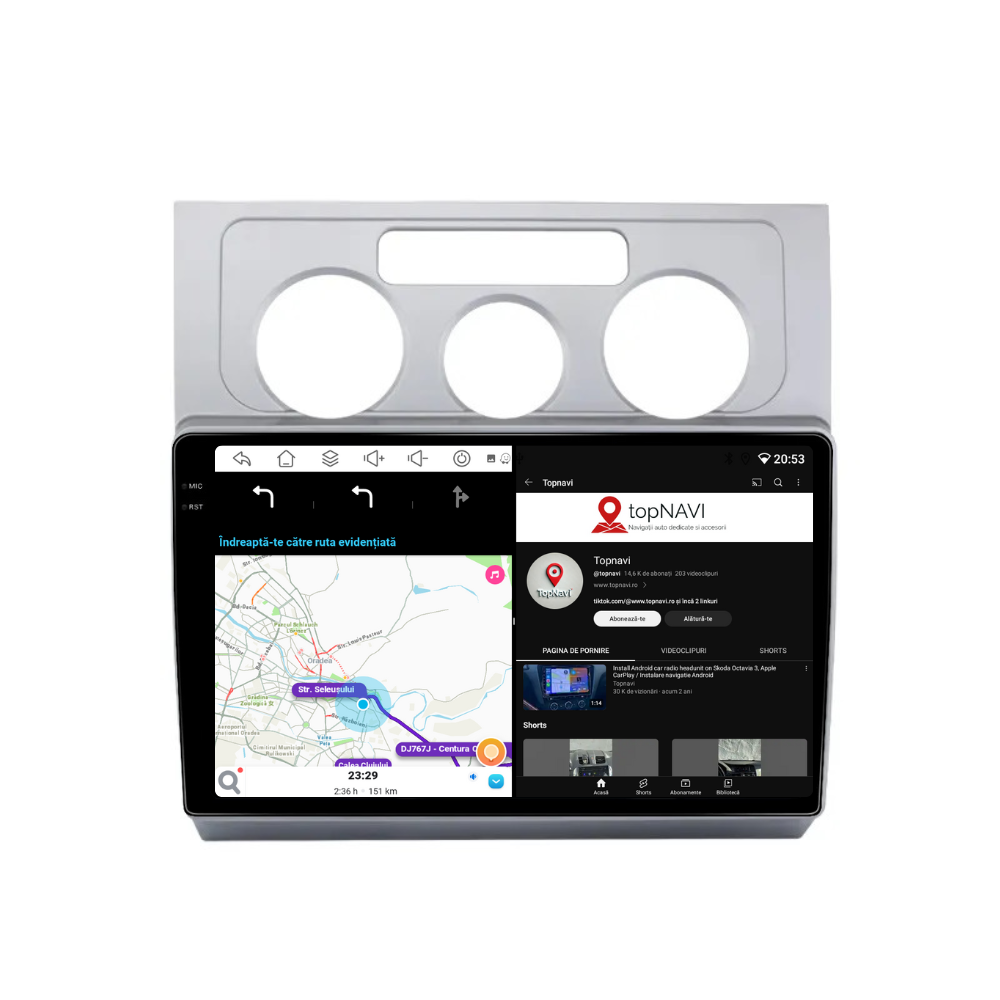 Navigatie VW Touran (2003-2010), Android, Ecran 10 inch, 6GB RAM 128GB [5]