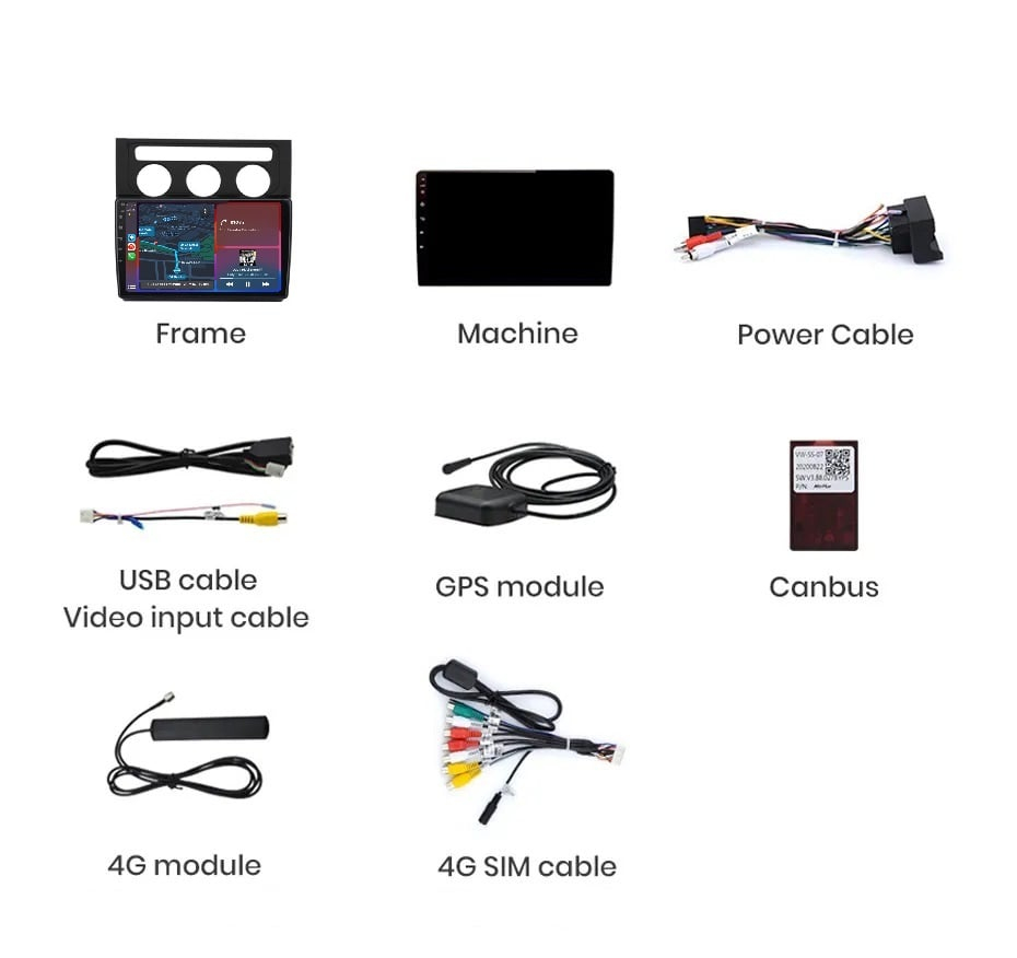 Navigatie VW Touran (2003-2010), Android, Ecran 10 inch, 6GB RAM 128GB [8]