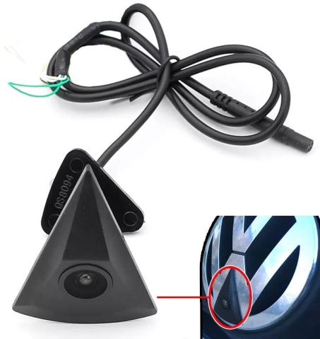 Camere marsarier dedicate - Camera frontala dedicata Volkswagen cu montaj in sigla