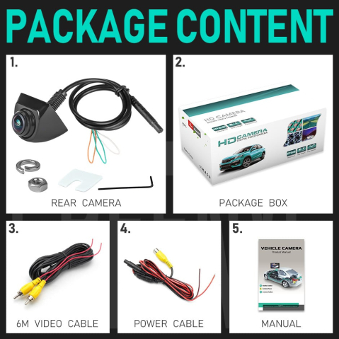 Camera marsarier AHD/CVBS, fisheye, unghi 170 grade cu StarLight Night Vision [8]