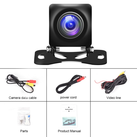 Camera marsarier AHD, pentru mers inapoi, auto, reglabila, vw, audi, bmw, skoda, opel, ford, bmw, dacia, renault [3]