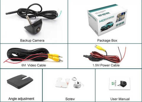Camera marsarier / frontala HD unghi 170 grade cu StarLight Night Vision fisheye [5]