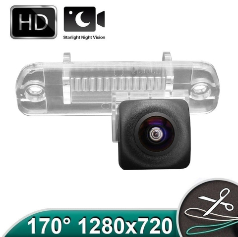 Camere marsarier dedicate - Camera marsarier HD,fisheye, unghi 170 grade cu Night Vision pentru Mercedes-Benz ML W164, ML W166, GL X164, R W251